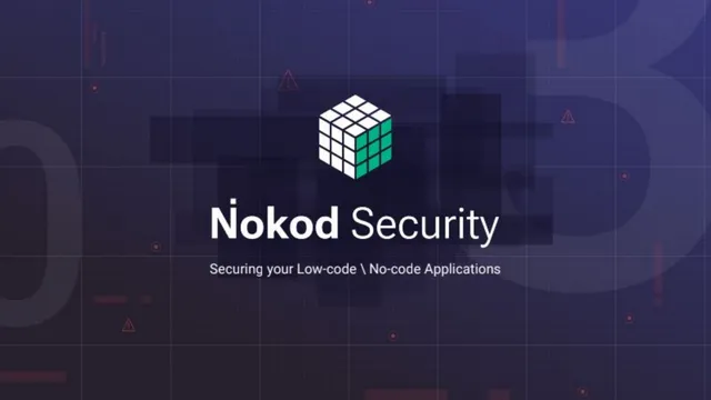 Nokod Security pitch deck cover
