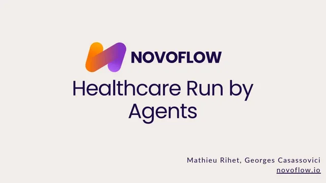 Novoflow pitch deck cover