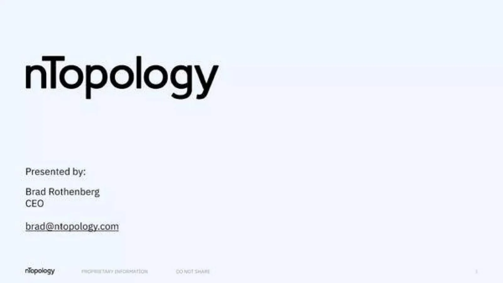 nTopology pitch deck slide