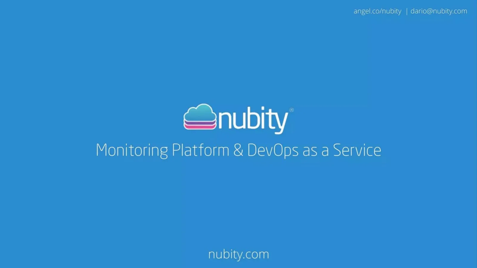 Nubity pitch deck slide