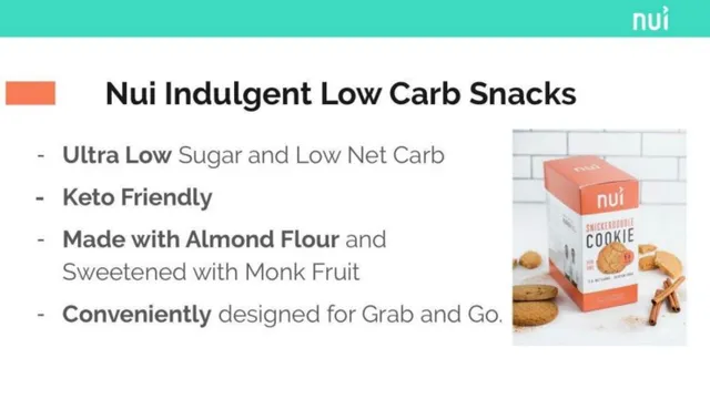 Product / solution slide 4 from Nui Cookies