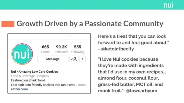Reviews / testimonials / feedback slide 6 from Nui Cookies