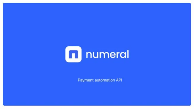 Numeral pitch deck cover