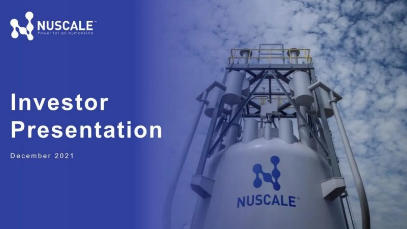 NuScale pitch deck slide