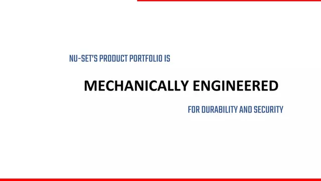 Product / solution slide 3 from NuSet Inc.
