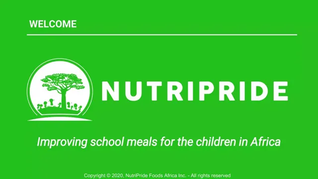 NutriPride Foods Africa Inc. pitch deck cover
