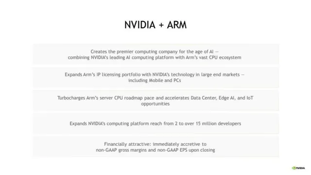 Vision slide 5 from Nvidia × Arm
