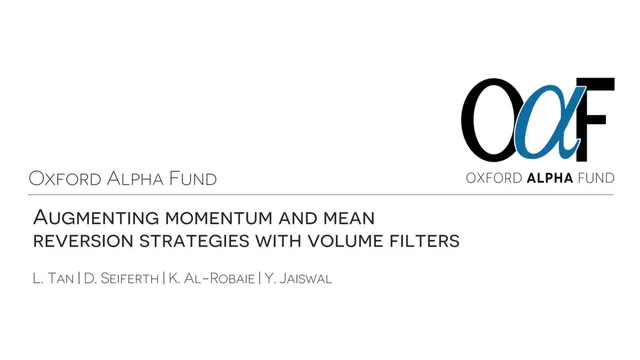 Oxford Alpha Fund pitch deck cover