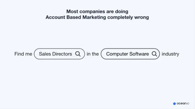 Problem slide 2 from Ocean.io