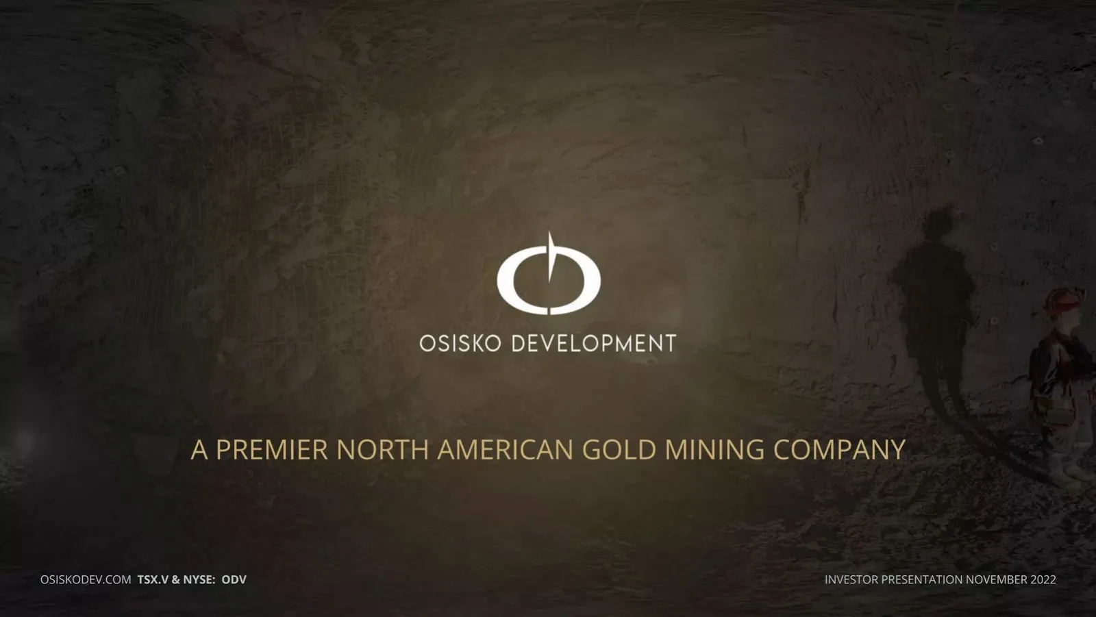 Osisko Development (ODV) pitch deck slide