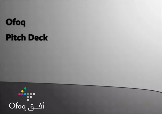 Ofoq pitch deck cover
