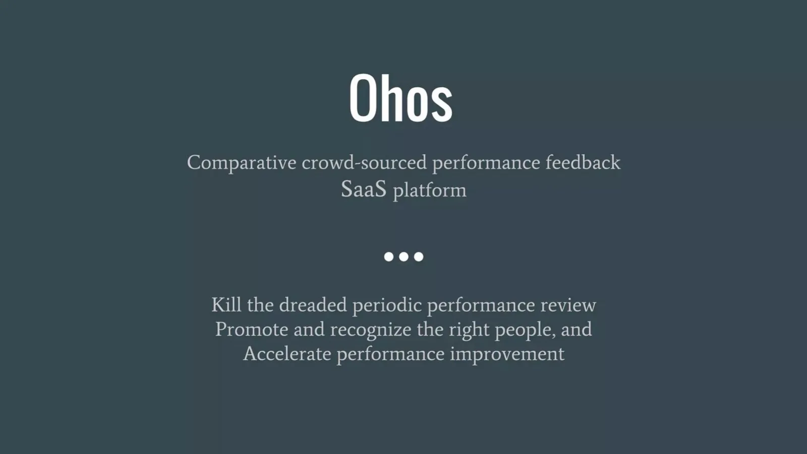 Ohos pitch deck slide
