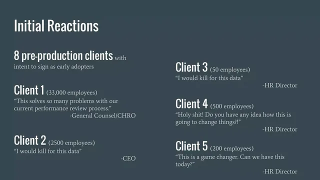 Reviews / testimonials / feedback slide 6 from Ohos