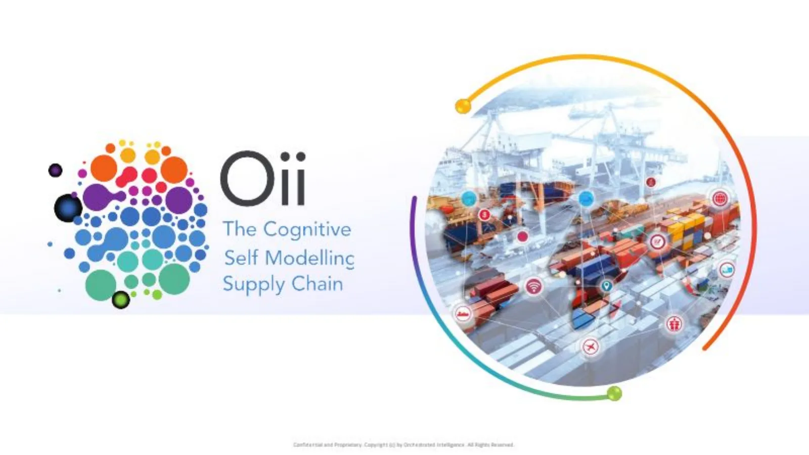 Oii AI (Orchestrated Intelligence) pitch deck slide