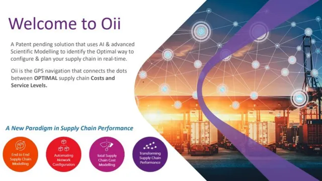 Product / solution slide 4 from Oii AI (Orchestrated Intelligence)
