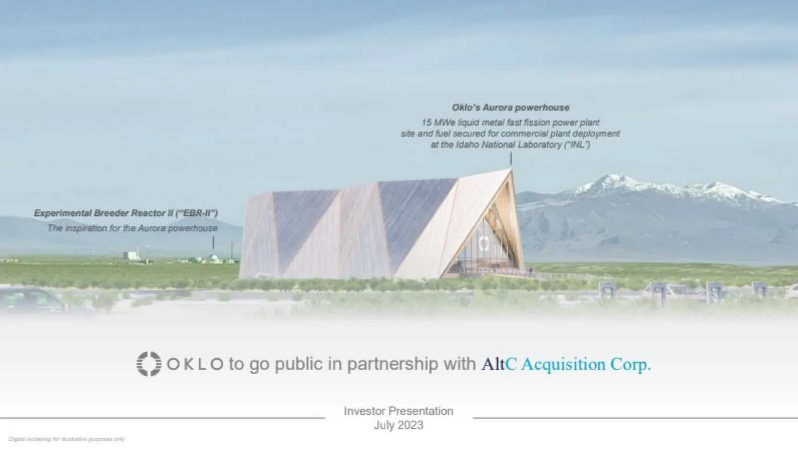 Oklo SPAC pitch deck slide