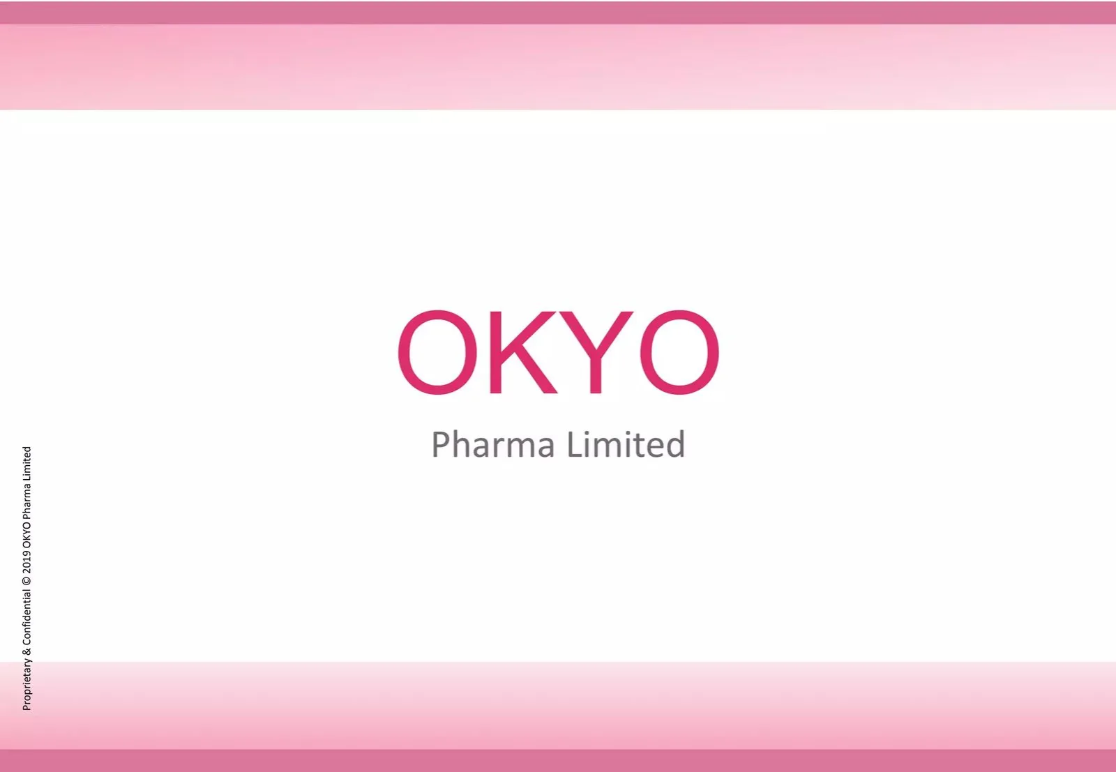 OKYO Pharma pitch deck slide