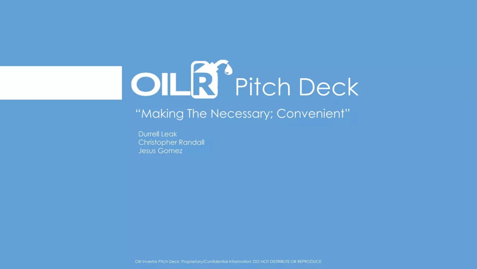 Olr pitch deck slide