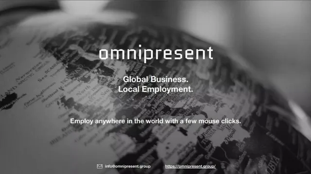 Omnipresent pitch deck cover