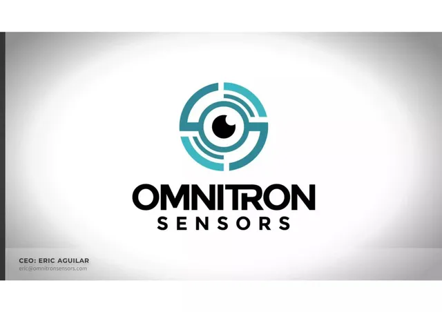 Omnitron Sensors pitch deck cover