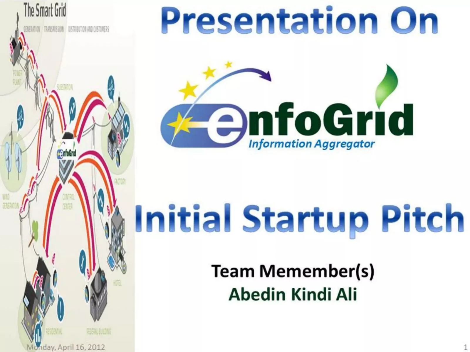 EnfoGrid pitch deck slide
