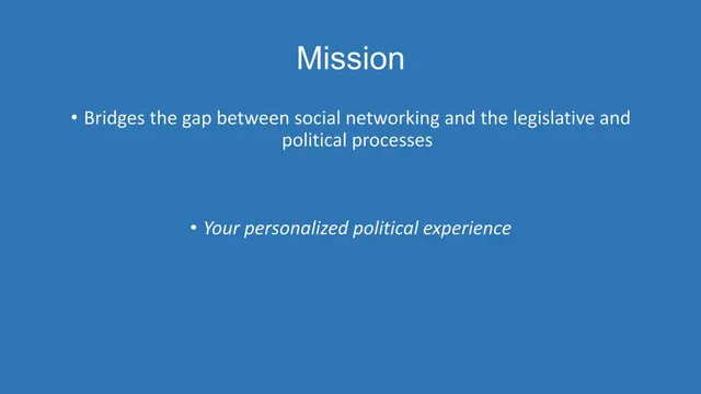 Vision slide 3 from On The Bill LLC