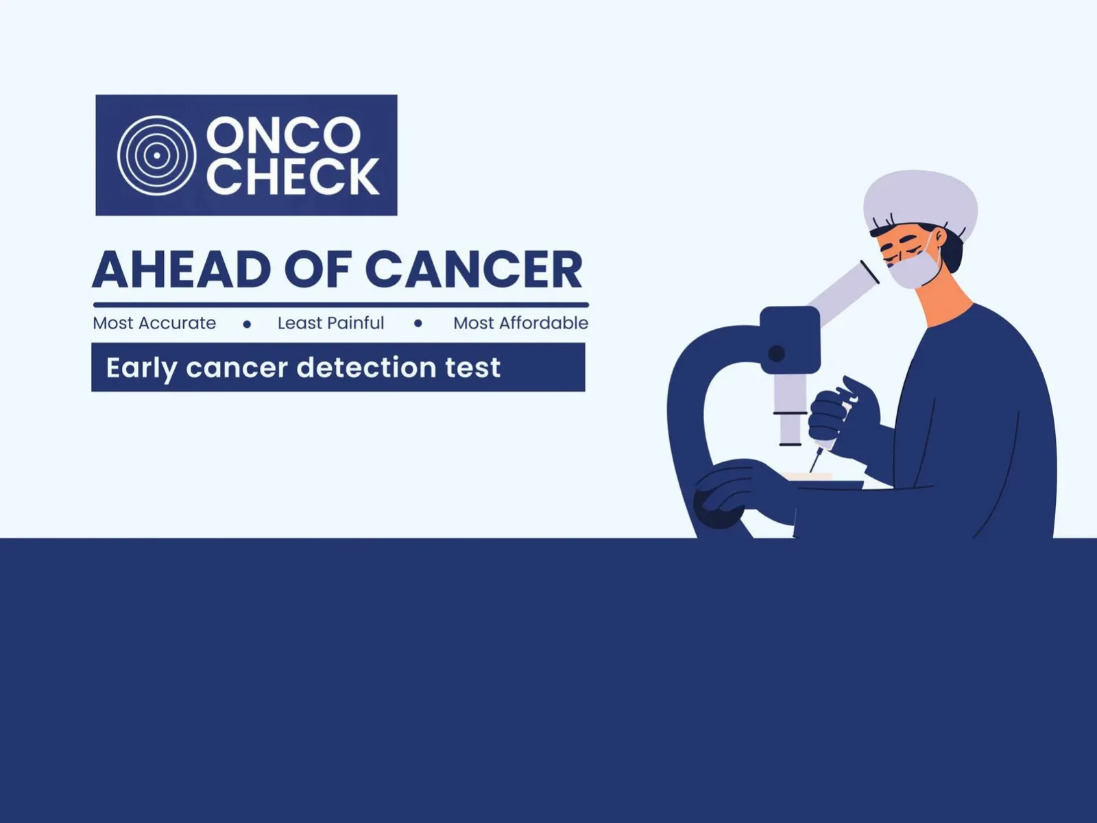 Oncocheck pitch deck slide