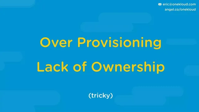 Problem slide 5 from OneKloud