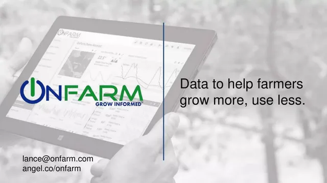 OnFarm pitch deck cover