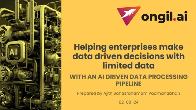 Ongil.ai (Ongil Private Limited) pitch deck cover