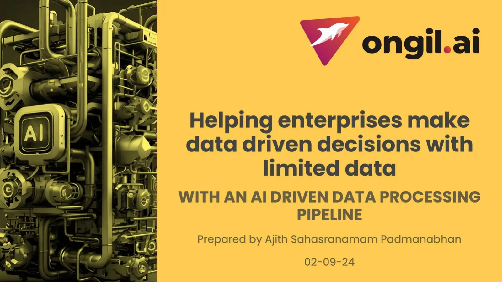 Ongil.ai (Ongil Private Limited) pitch deck slide
