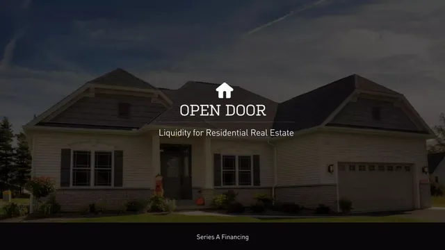 OpenDoor pitch deck cover