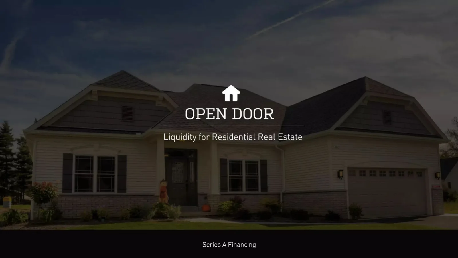 OpenDoor pitch deck slide
