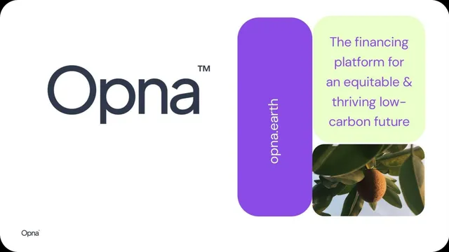 Opna pitch deck cover