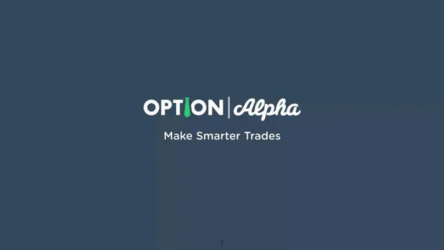 Option Alpha pitch deck cover