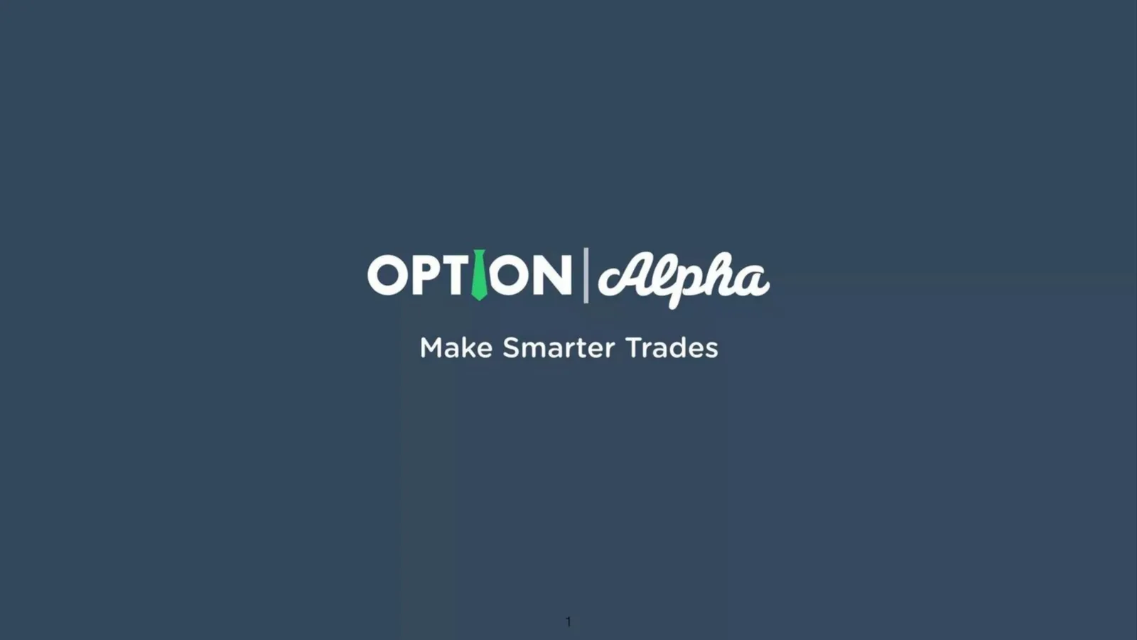 Option Alpha pitch deck slide