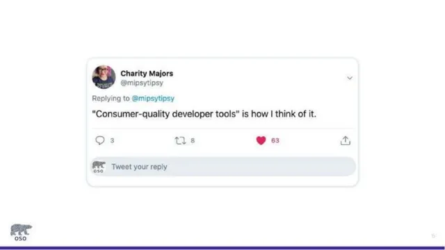 Reviews / testimonials / feedback slide 6 from Oso