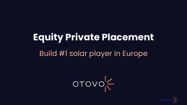 Otovo pitch deck cover