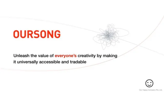 OurSong pitch deck cover
