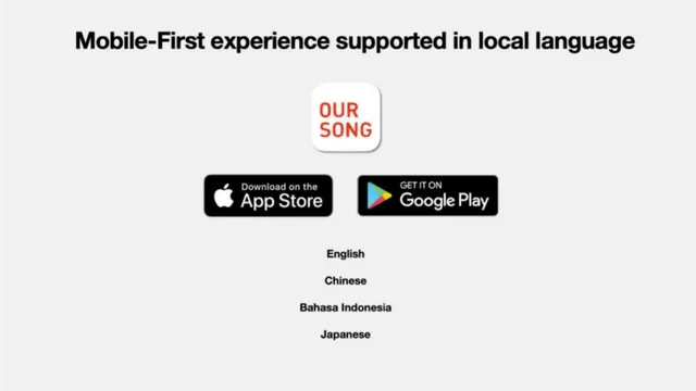 Product / solution slide 7 from OurSong