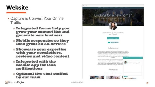 Product / solution slide 10 from OutboundEngine