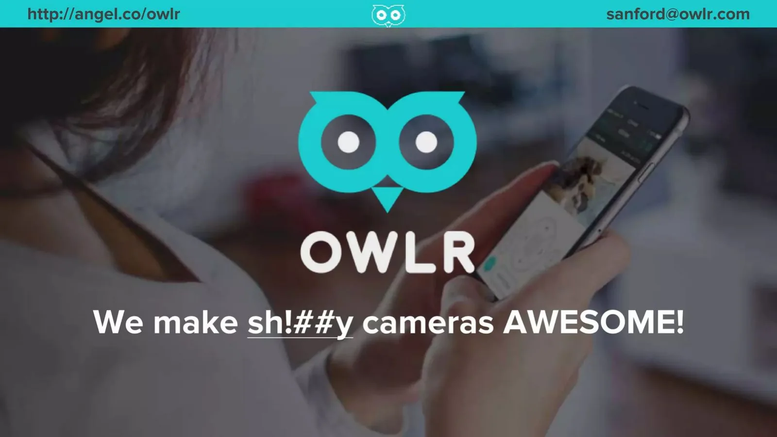 Owlr pitch deck slide