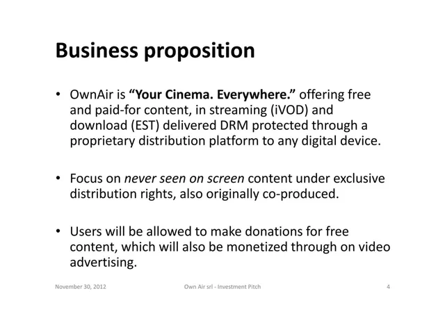 Product / solution slide 4 from OwnAir