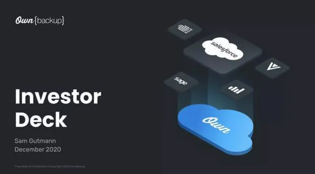 OwnBackup pitch deck cover