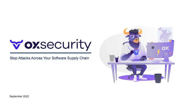 OX Security pitch deck cover