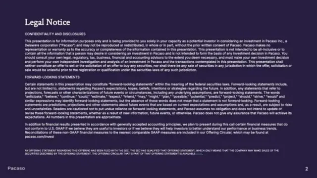 Disclaimer slide 2 from Pacaso