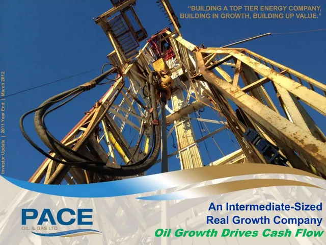 Pace Oil and Gas pitch deck cover