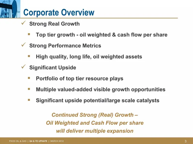 Company overview slide 3 from Pace Oil and Gas