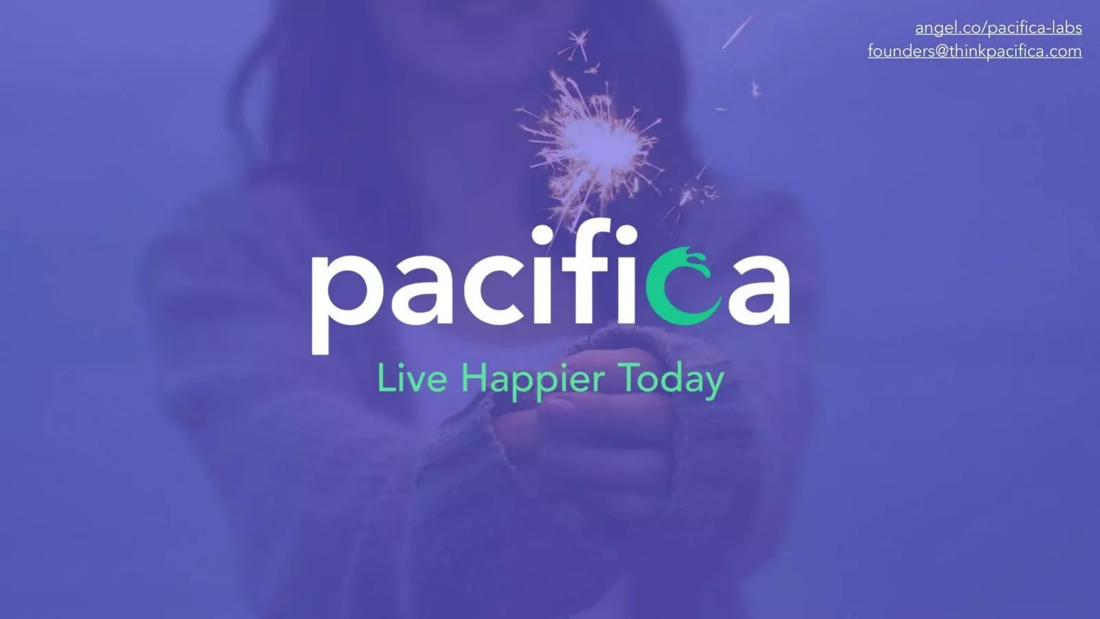 Pacifica Labs (now Sanvello) pitch deck slide