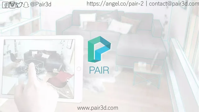 Pair (formerly Pair3D) pitch deck cover